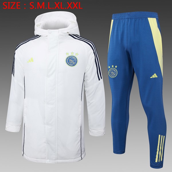 Piumino Ajax Set Completo 24/25 Bianco